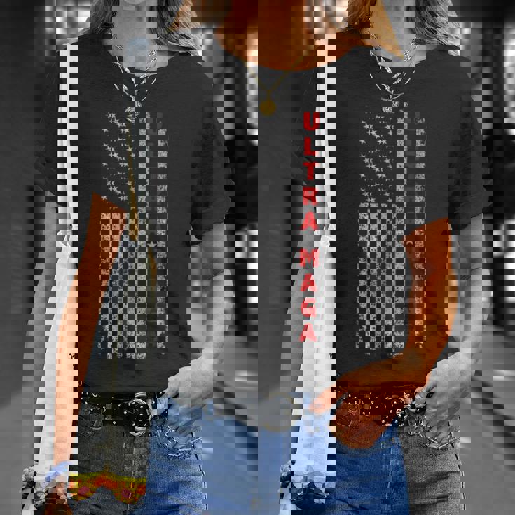 ウルトラマジックシャツ ビンテージ アメリカ国旗 ウルトラマガ Tシャツ 彼女への贈り物