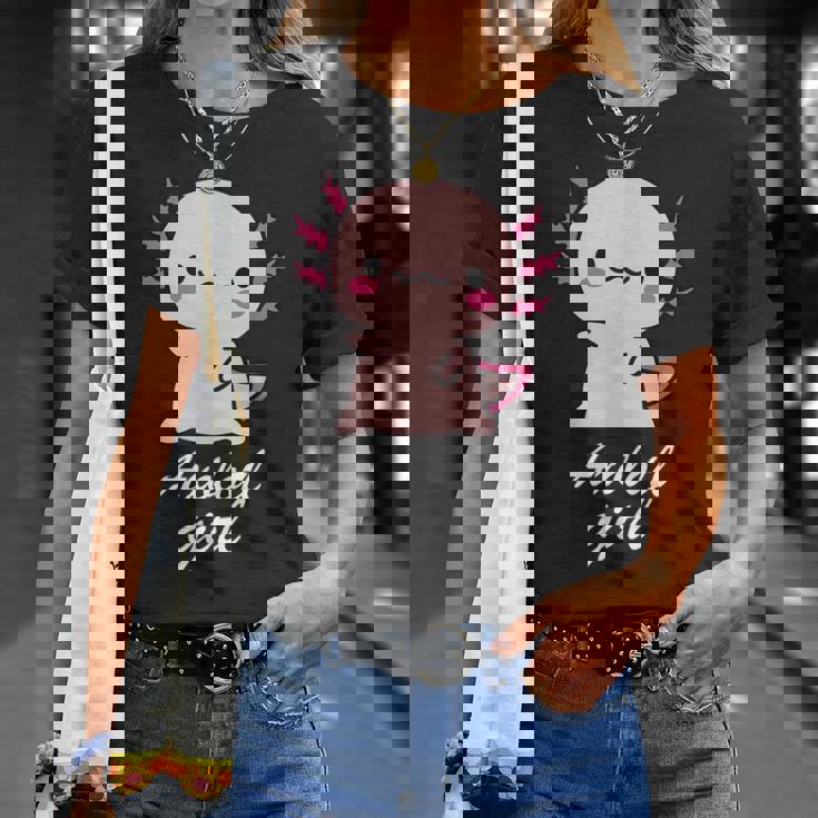 ウーパールーパーの女の子 Tシャツ 彼女への贈り物