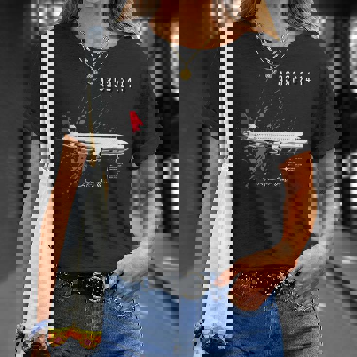 エアクラフト A320-214 Tシャツ 彼女への贈り物