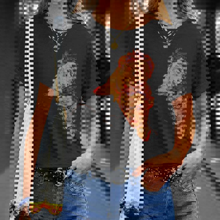 エゴン・シーレ作「ダブル・セルフ・ポートレート」1915 Tシャツ 彼女への贈り物