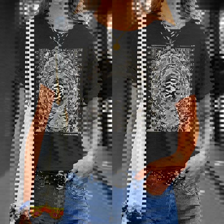 エジプト ホルスの目 ピラミッド アヌビス 古代のシンボル Egypt Eye Of Horus Tシャツ 彼女への贈り物