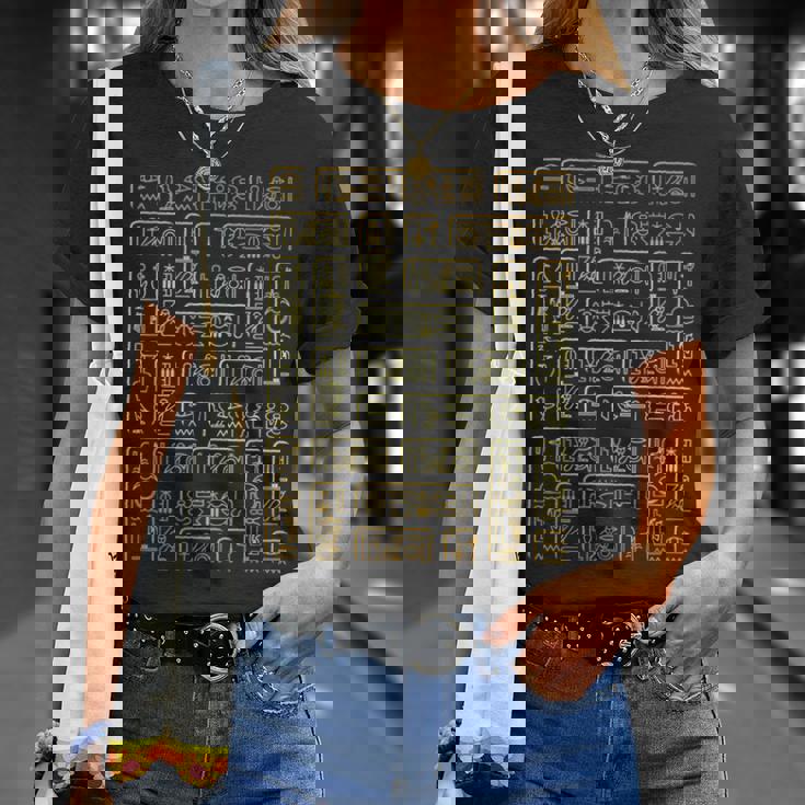 エジプトの象形文字tシャツ-古代エジプト Tシャツ 彼女への贈り物