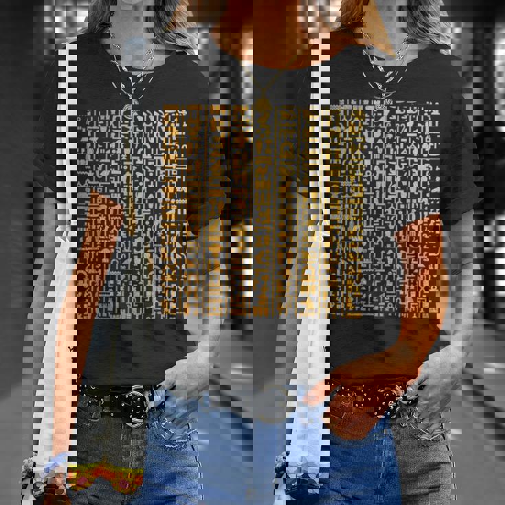 エジプトヒエログリフ ファラオ語 古代エジプト Tシャツ 彼女への贈り物