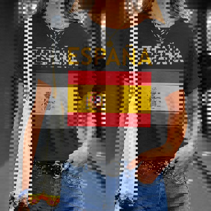 エスパーニャ ヴィンテージ スペイン国旗 スペインお土産 エスパーニャプライド Tシャツ 彼女への贈り物