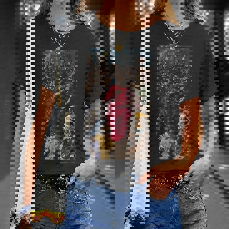 エル・グレコ作 キリストの脱衣 1579 Tシャツ 彼女への贈り物