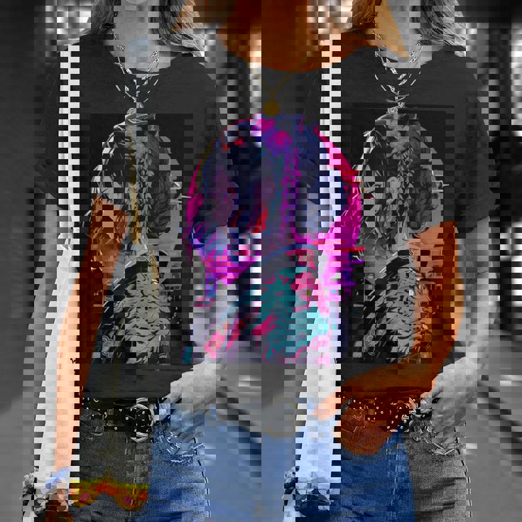 エレガントな芸者 日本の美デザインへのオマージュ Tシャツ 彼女への贈り物