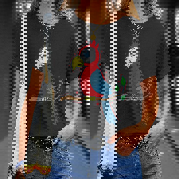 オウム エキゾチック トロピカル 動物 Tシャツ 彼女への贈り物