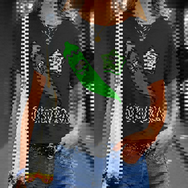 オクラさん Tシャツ 彼女への贈り物