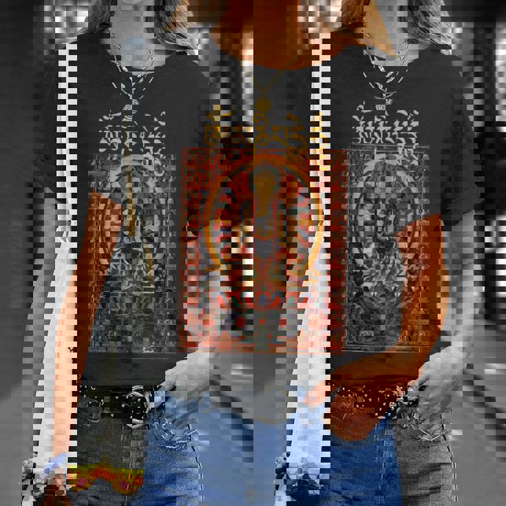 オム・マニ・ペメ・フム 六字大明呪 Tシャツ 彼女への贈り物