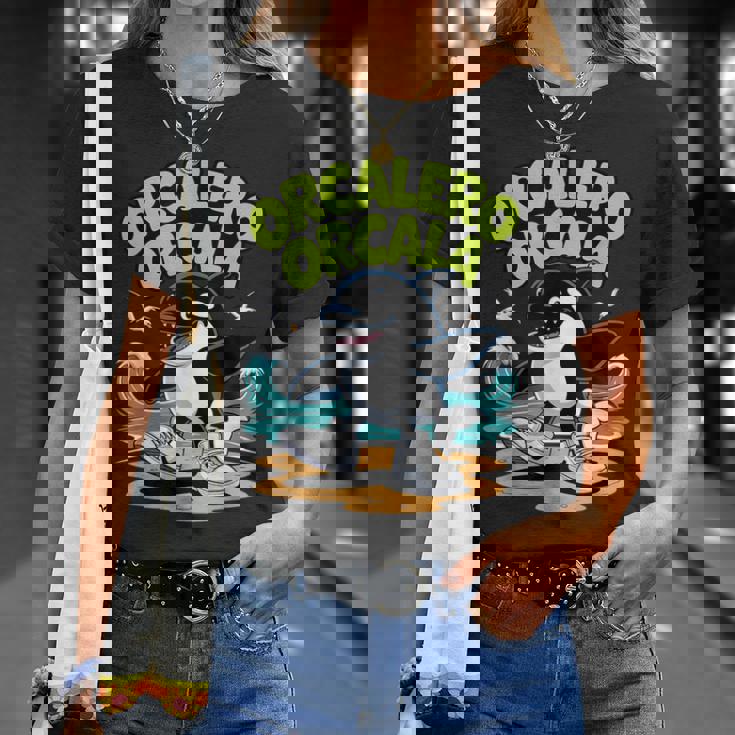 オルカレロ オルカラ イタリアンシャチ ブレイン ミーム Tシャツ 彼女への贈り物