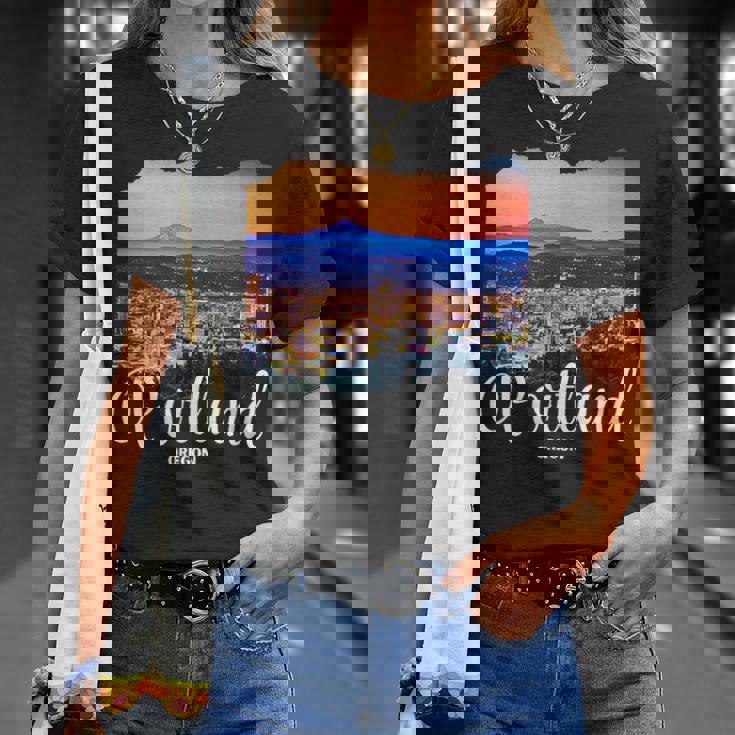 オレゴン州 ポートランドのお土産 ポートランド Tシャツ 彼女への贈り物