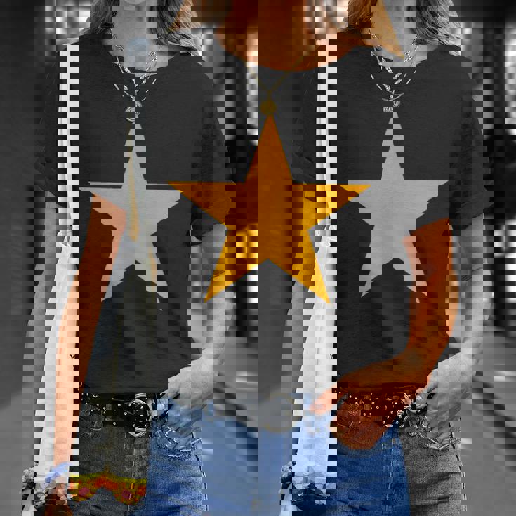 オレンジスター 複数の色 Tシャツ 彼女への贈り物