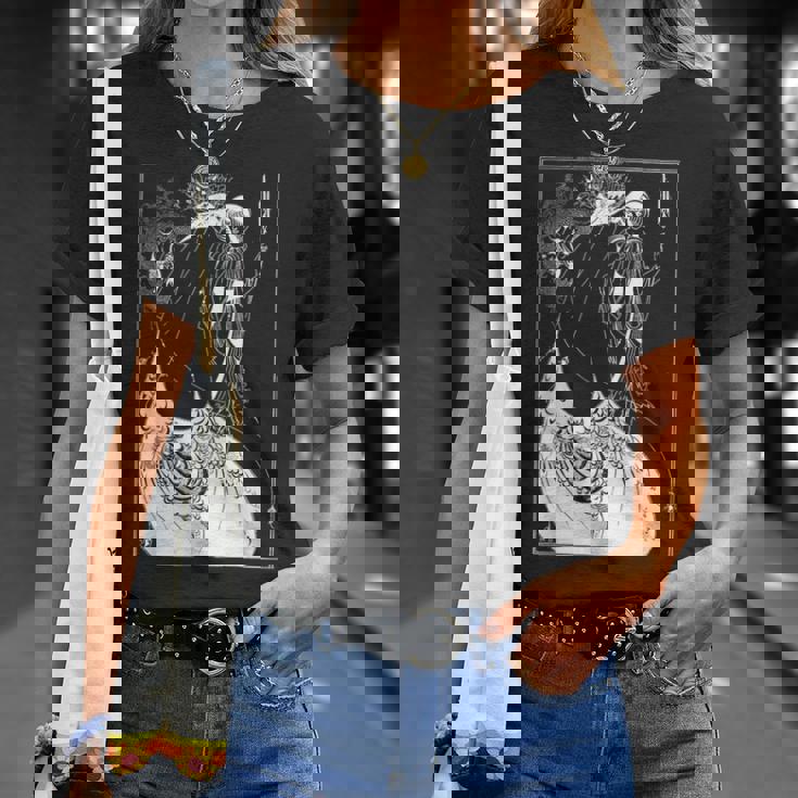 オーブリー・ビアズリーのピーコックスカート1893 Tシャツ 彼女への贈り物