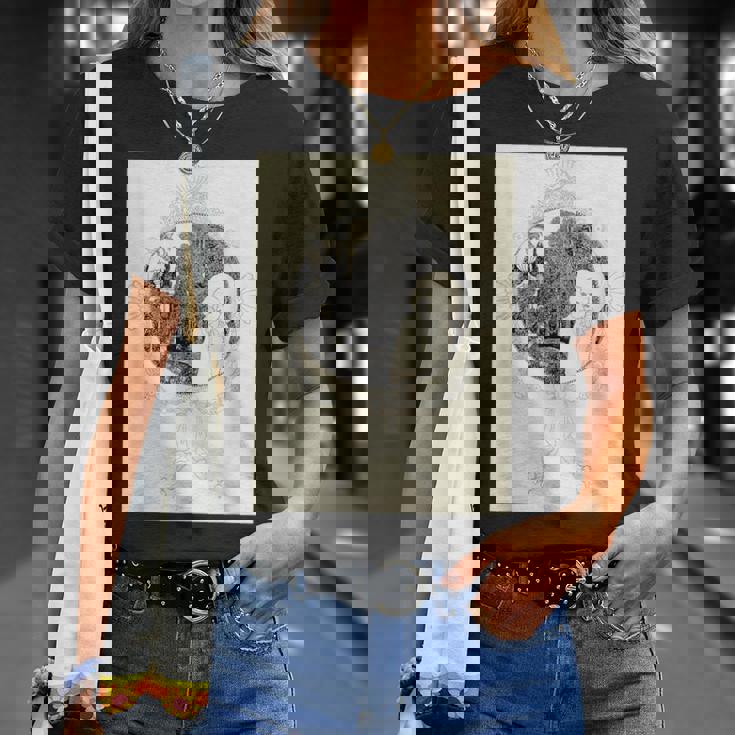 オーブリー・ビアズリー作「ミニッツのピエロ」1897 Tシャツ 彼女への贈り物