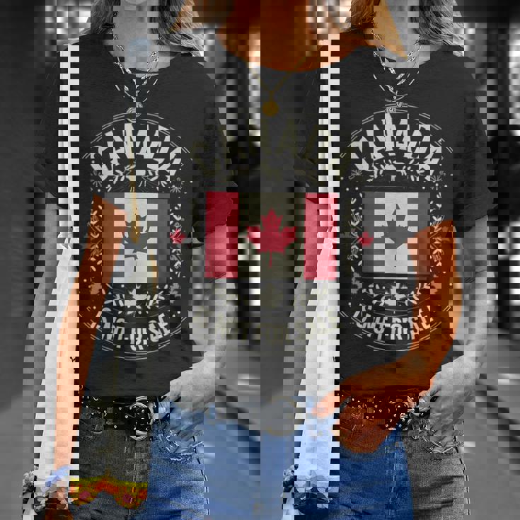 カナダは非売品です 愛国的なカナダ人 Tシャツ 彼女への贈り物
