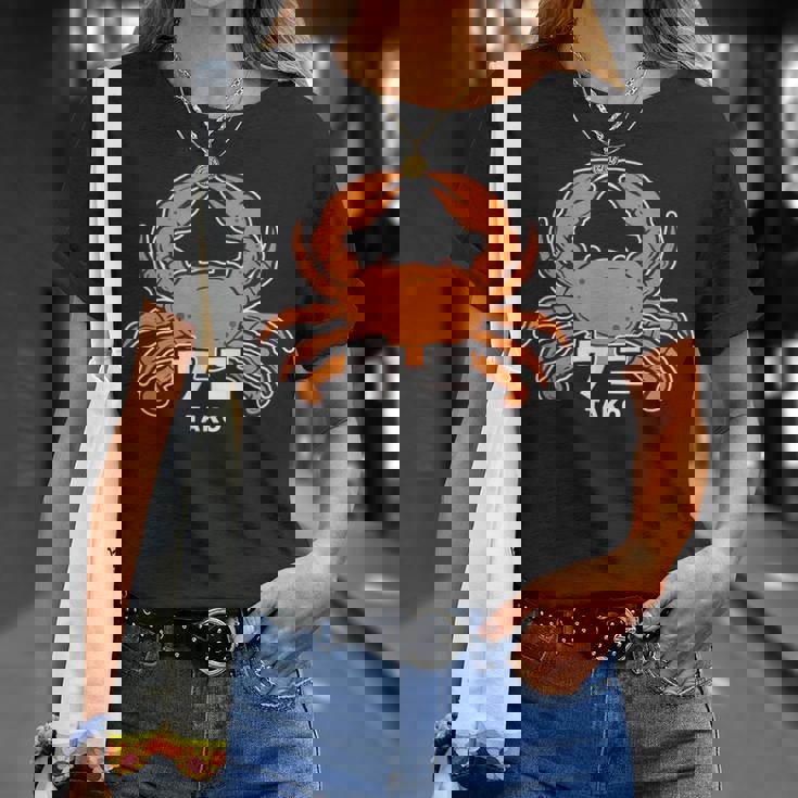 カニ ウニ タコ 海洋生物 矛盾 おもしろ イラスト かわいい 面白い ネタ 画像 Tシャツ 彼女への贈り物