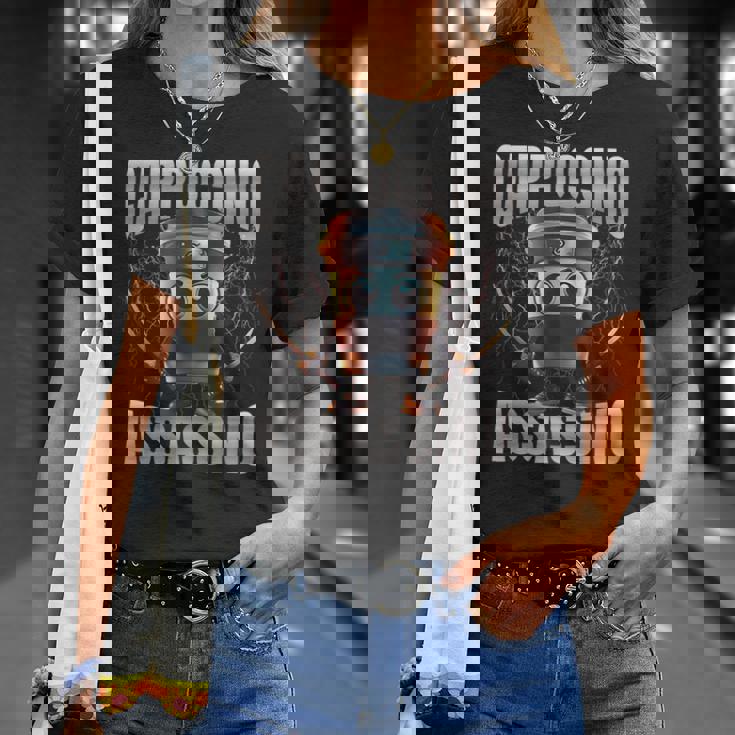 カプチーノ アサシーノ ブレイン イタリアン ブレイン ブートレッグ ミーム Tシャツ 彼女への贈り物