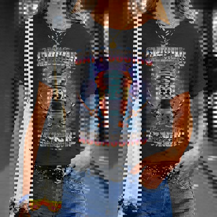 カプチーノ アサシーノ ブレイン ロート イタリアン ミーム Tシャツ 彼女への贈り物