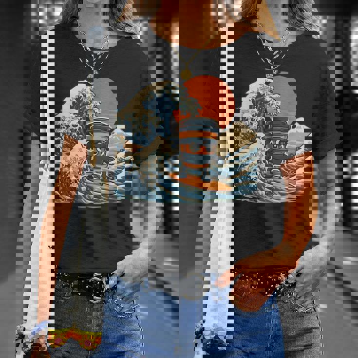 カプチーノ アサシーノ 和波 アート 忍者 コーヒー好き Tシャツ 彼女への贈り物