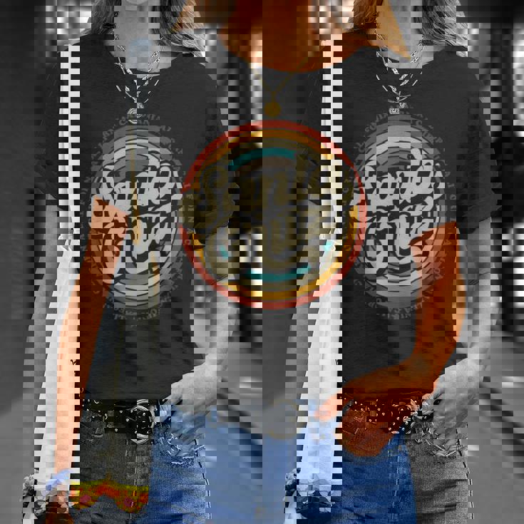 カリフォルニア州サンタクルーズシュタット ヴィンテージ レトロ Tシャツ 彼女への贈り物