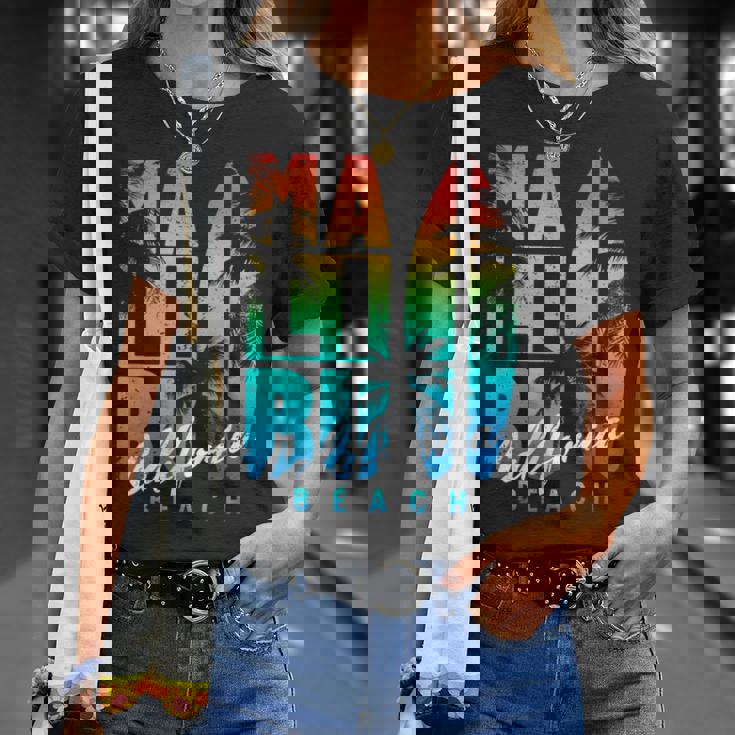 カリフォルニア州マリブビーチ Tシャツ 彼女への贈り物