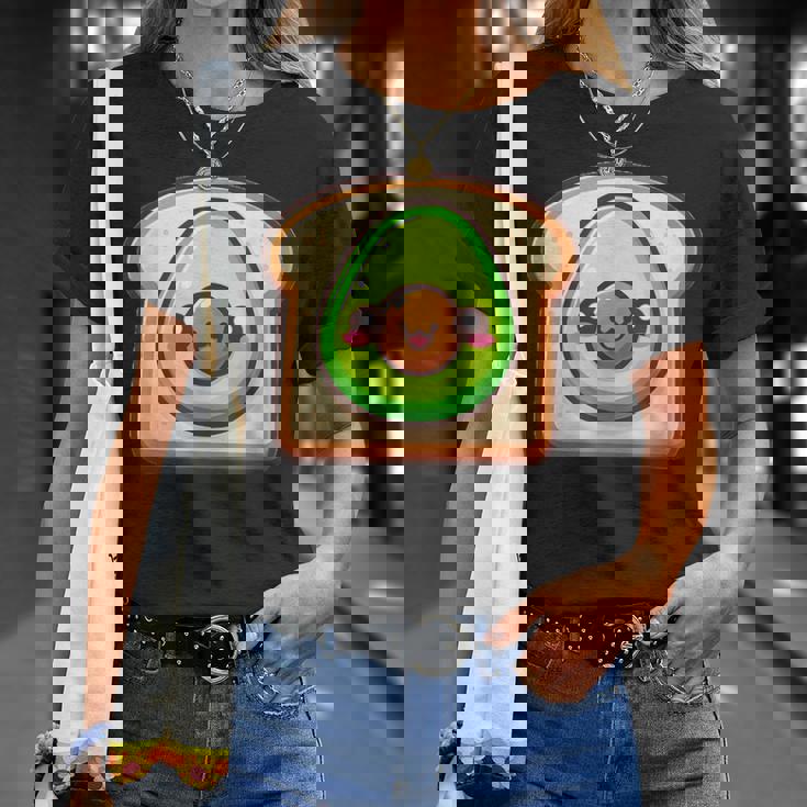 カワイイ アボカドトースト Tシャツ 彼女への贈り物