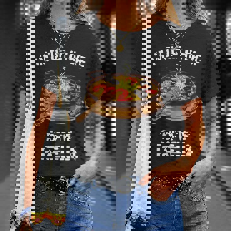 カワイイ キュート パエリア I'm Just Here For The Paella Tシャツ 彼女への贈り物