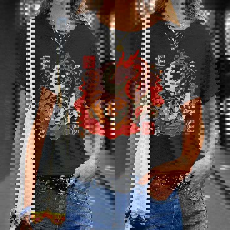 カワイイタイガーアンドドラゴンジャパン Tシャツ 彼女への贈り物