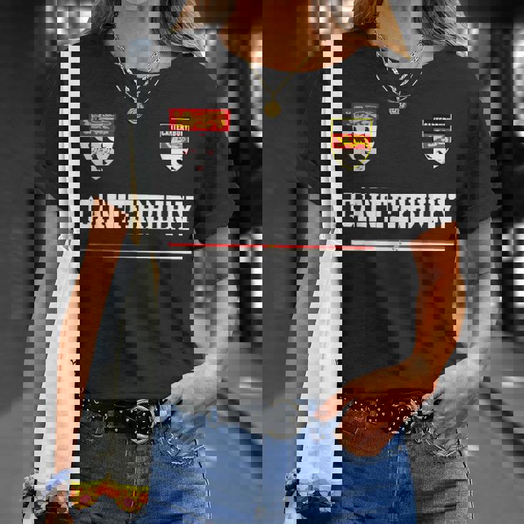 カンタベリースポーツサッカージャージ フラッグ フットボール Tシャツ 彼女への贈り物