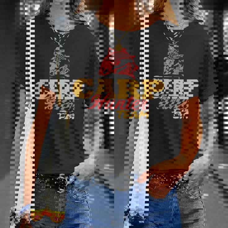 カープハンターチームi カープフィッシャーマンi カープフィッシング Tシャツ 彼女への贈り物