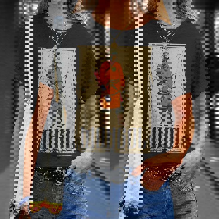 カーン・チンギス国家アジアモンゴル系征服戦士 Tシャツ 彼女への贈り物