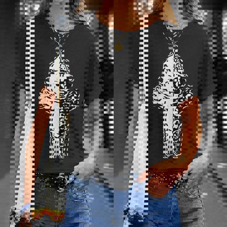 キューピー ベビー スケルトン ゾンビ Tシャツ 彼女への贈り物