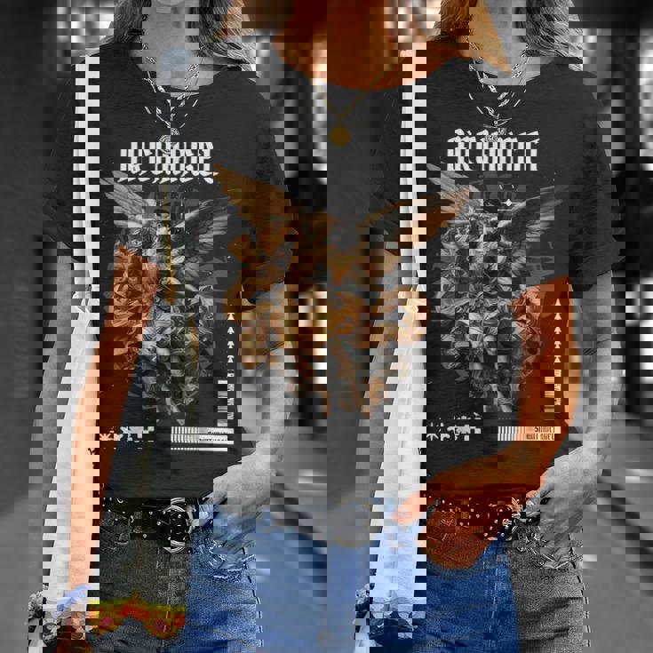 キリスト教大天使 Tシャツ 彼女への贈り物