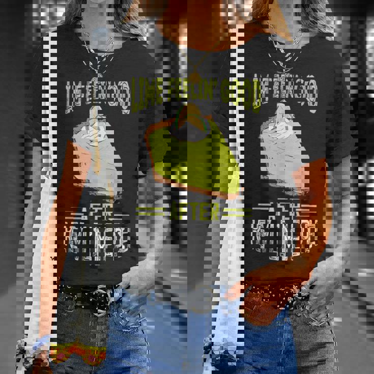 キー ライム パイ フィーリング グッドレモンパイ デザート フロリダパイ Tシャツ 彼女への贈り物