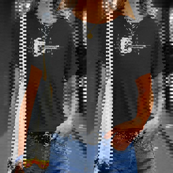 ギターハートビートギフト Tシャツ 彼女への贈り物