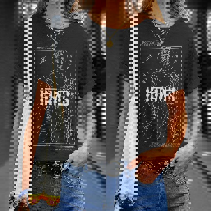 ギリシャ神話 エルメス 神々のメッセンジャー Tシャツ 彼女への贈り物