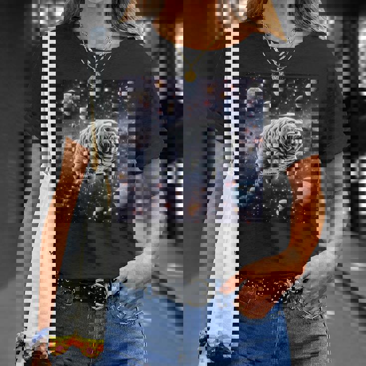 クマムシ 宇宙 惑星 微生物学 コケ 子豚 Tシャツ 彼女への贈り物