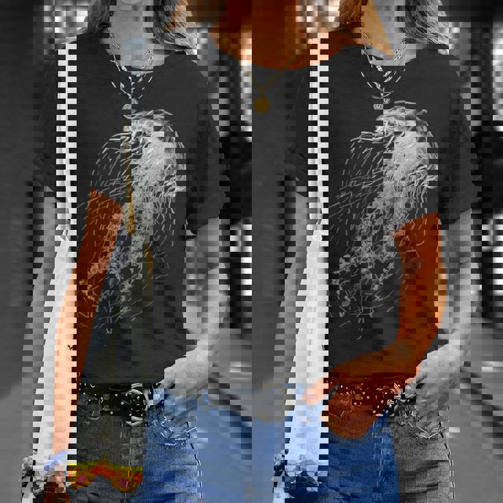 クラゲ 動物 モチーフ イラスト クラゲ Tシャツ 彼女への贈り物