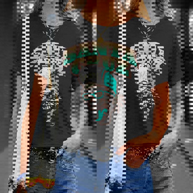 クラシック カリフォルニア スケーター サンタクルーズ Tシャツ 彼女への贈り物