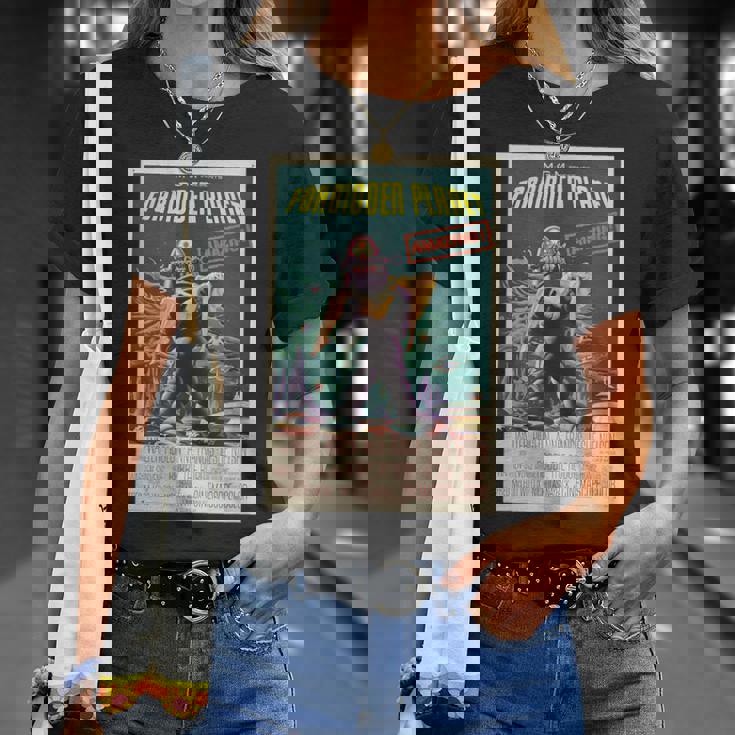 クラシックヴィンテージホラーレトロムービーポスターコレクターズtシャツ Tシャツ 彼女への贈り物