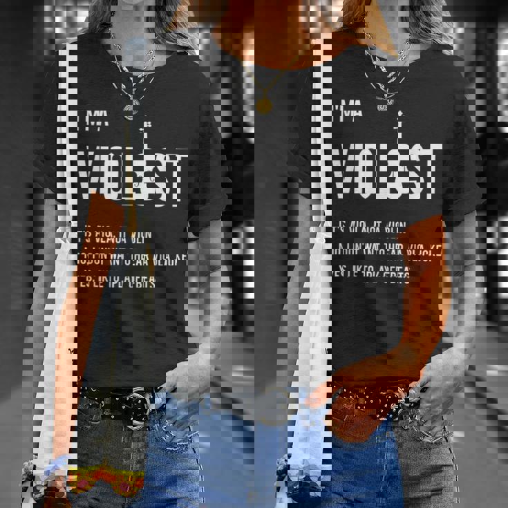 クラシック音楽 音楽好き ヴィオラ好き おもしろ ヴィオラ奏者 ヴィオラ ジョーク ビオラ Tシャツ 彼女への贈り物