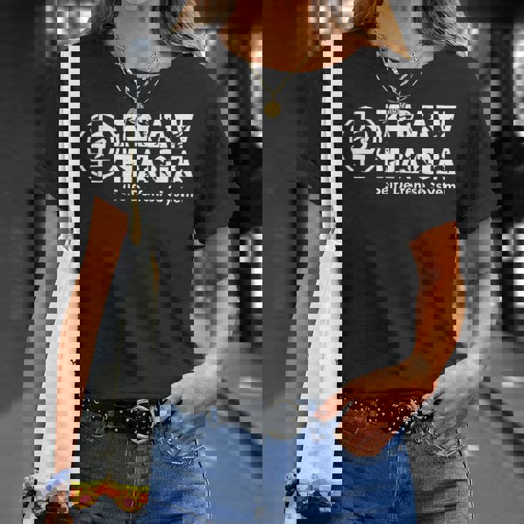 クラヴマガ 格闘技 護身 Tシャツ 彼女への贈り物