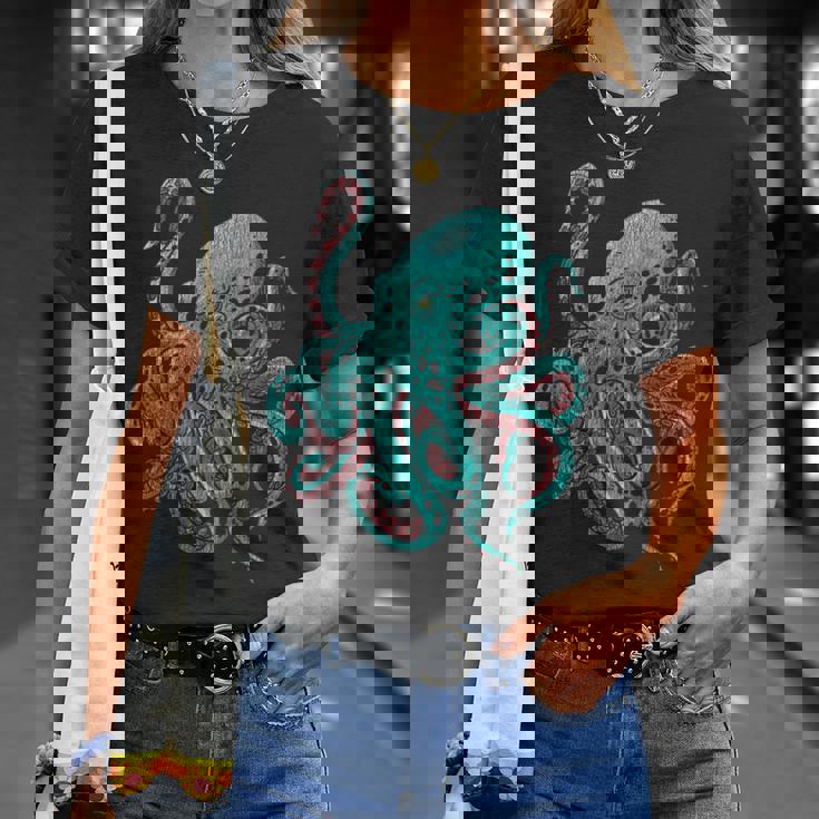 クラーケン タコ Tシャツ 彼女への贈り物