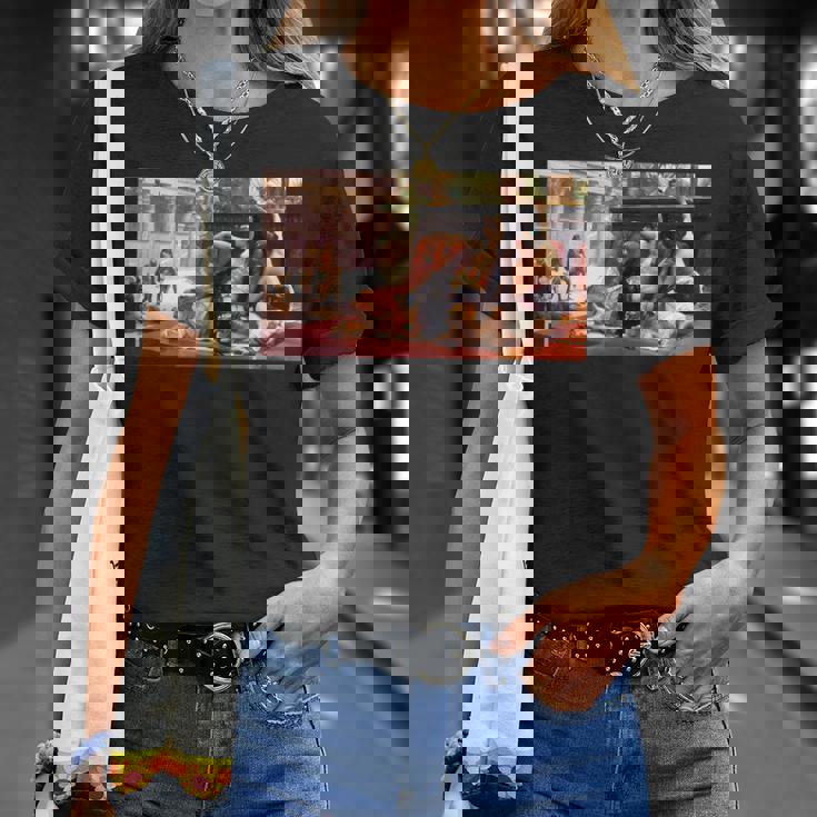 クレオパトラの毒をテストするアレクサンドル・カバネル1887 Tシャツ 彼女への贈り物