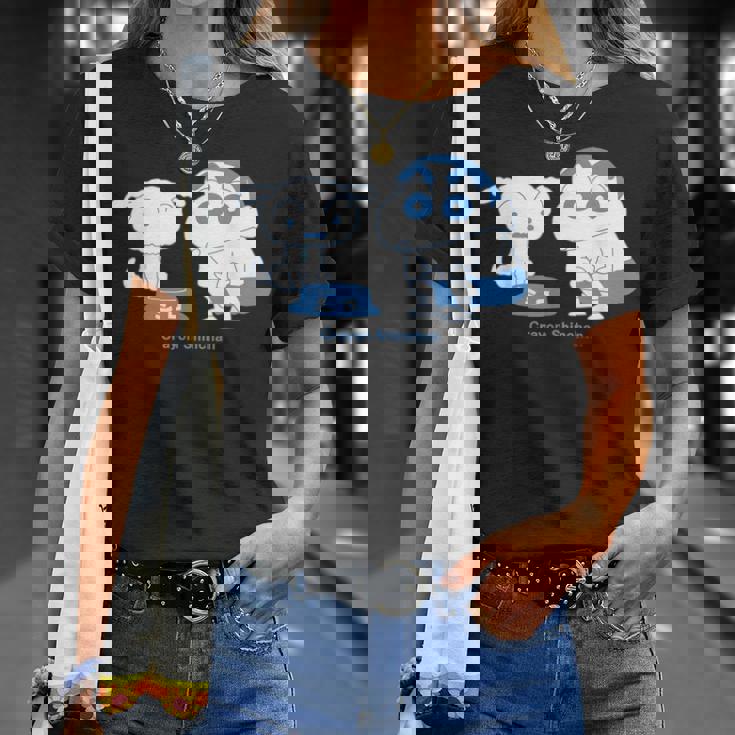 クレヨンしんちゃん しんちゃんはシロといっしょ Tシャツ 彼女への贈り物