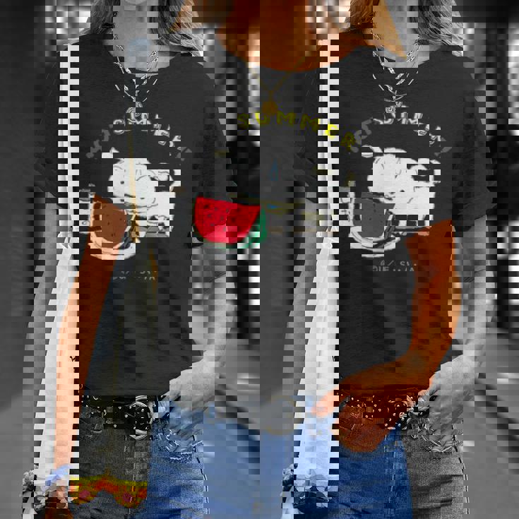 クレヨンしんちゃん シロ 夏の1日 Tシャツ 彼女への贈り物