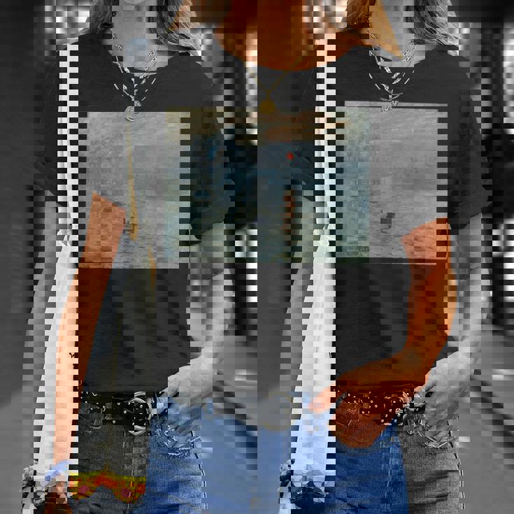 クロード・モネの印象、ソレイユ・レヴァント レトロtシャツ Tシャツ 彼女への贈り物