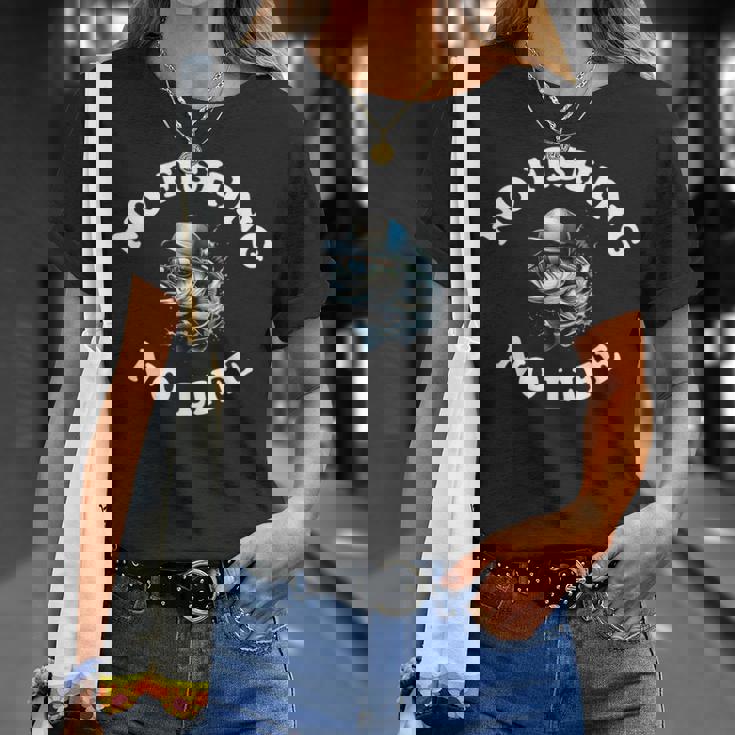 クール 釣り バス釣り おもしろ フィッシング ライフ グラフィック タイプ1 Tシャツ 彼女への贈り物