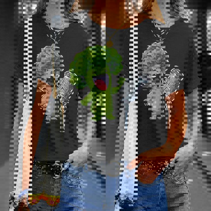 クールブロッコリー ベジタリアン ビーガン ベジタブルフード メンズ レディース Tシャツ 彼女への贈り物