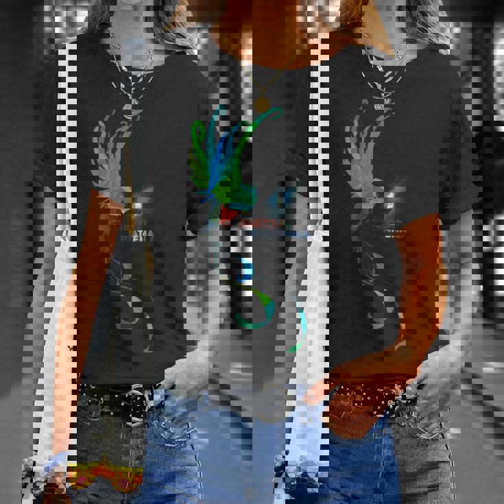 グアテマラ国立鳥 ケツァル Tシャツ 彼女への贈り物